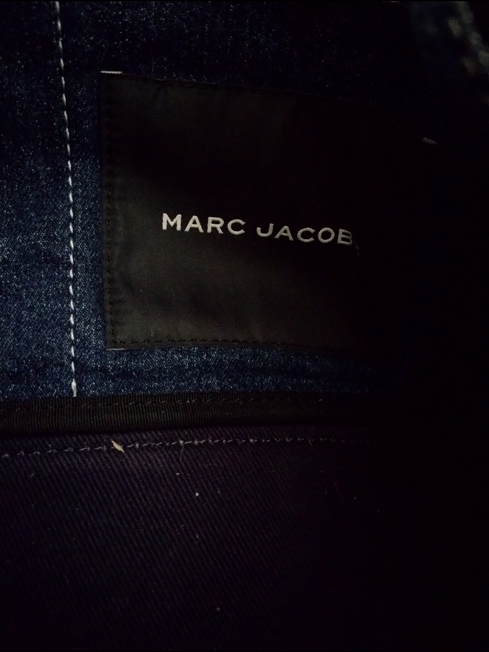 Marc Jacobs Blue Denim Patchwork Medium Tote Bag "Final Sale Price " - Picture 15 of 16